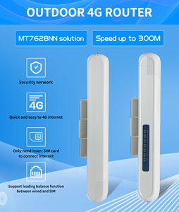 Enrutador OpenWRT VPN 300Mbps <span class=keywords><strong>2</strong></span>,4 Ghz inalámbrico para exteriores 4G LTE CPE con ranura para tarjeta SIM - Product Image 2