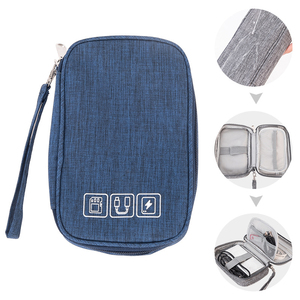 Custom Brand Waterproof Digital Power Bank Accessories Organizer Storage Zipper <strong>Bags</strong> <strong>Cable</strong> Organizer <strong>Bag</strong> - Product Image 3