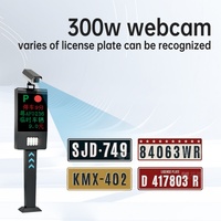 Système de caméra CCTV personnalisable à reconnaissance de plaque d'immatriculation coulissante pour la gestion automatique du stationnement, en acier durable et verre trempé