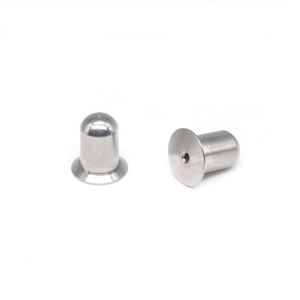 Rivets métalliques passivés à finition simple OEM personnalisés, fabriqués en acier inoxydable durable, en titane et en alliage de zinc - Product Image 3