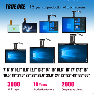 17.3/18/18.5/19/21.5/22/23/23.6/23.8/24/27/32/43/49/55/65 inci disesuaikan PCP kapasitif tahan air layar sentuh Panel monitor - Product Image 3