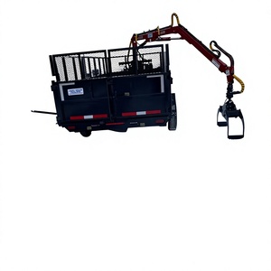 Remolque Volquete Hidráulico Usado de 16 Pies con Accesorio para Montacargas, Barra de Remolque de 5m, Neumáticos en Buen Estado, Homologado para Carretera, Transporte de Carga Agrícola - Product Image 1