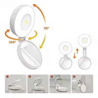 Anneau lumineux LED pour iPhone MagSafe, lumière magnétique pour selfie, éclairage portable pour téléphone pour selfies, vidéos TikTok, appels vidéo, maquillage