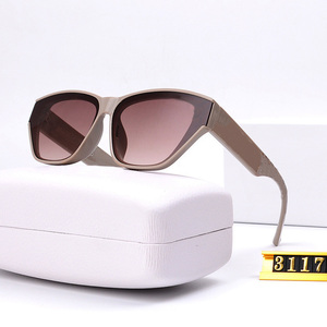 Designer Luxury <b>Square</b> Cat Eye <b>Sunglasses</b> Unisex UV400 PC Frame Lightweight Shades Multi-color Fashion Eyewear for Men Women - Product Image 6