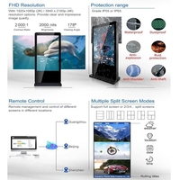 Écran publicitaire LCD extérieur étanche 32 43 50 55 65 75 pouces, affichage numérique sur pied, kiosque, écran OEM, SDK de vente au détail