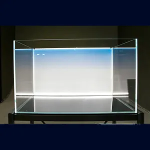 90*45cm RGB Farbe Aquarium Hintergrund beleuchtung mit Telefon APP Steuerung Dimmer LED Aquarium Beleuchtung mit Magnet anschluss