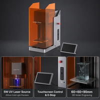Marcador Láser UV Vmyth Genesis-U 5W 355nm, Grabado Subsuperficial en Vidrio 3D, USB, Compatible con Windows, iOS y Android