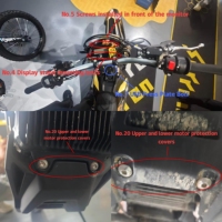 Kit Completo de Fijaciones de Aleación de Titanio Compatible con Sur-Ron Ultra Bee, Se Vende en Secciones Separadas