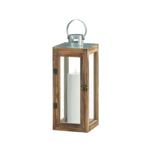 Marco de madera con forma cuadrada, linternas de vela hechas de Metal superior, para precios al por mayor, de la India, a precio de fábrica directo - Product Image 1
