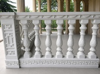 Balustres en béton classiques européens pour clôtures de jardin décoratives, balcons et rampes d'escalier, poteaux de rampe haute résistance