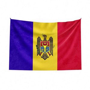 Banderas Personalizadas de Alta Calidad 3x5 de Todos los Países, Incluida Moldavia, Impresión Digital, Precios de Fábrica, Material de Poliéster - Product Image 1