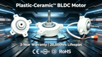 Bürstenloser Gleichstrommotor 5000 U/min Permanentmagnet Fußmontage Smart Home Ventilator Geräte-Umrüstsatz Hochgeschwindigkeits-BLDC-Motor