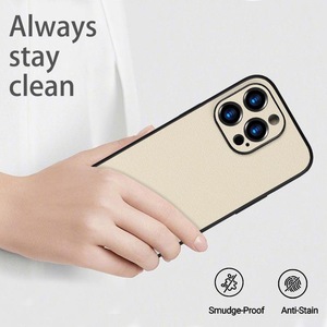 Étui de téléphone en cuir PU de luxe avec logo personnalisé pour iPhone 11 12 13 14 15 16 <span class=keywords><strong>Pro</strong></span> Max <span class=keywords><strong>Pro</strong></span> X/XS, <span class=keywords><strong>coque</strong></span> de protection intégrale souple en TPU - Product Image 4