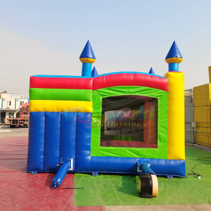 Castillo hinchable kids outdoor party bouncy castle commercial <b>inflatable</b> bounce house and slide combo - Product Image 2