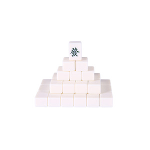 Mini jeu de Mahjong 24 mm, tuiles de jeu portables pour le jeu sur table en dortoir - Product Image 4