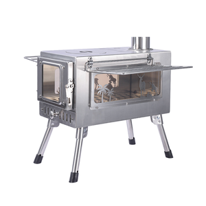 <span class=keywords><strong>Estufa</strong></span> de <span class=keywords><strong>leña</strong></span> gruesa portátil directa de fábrica para acampar al aire libre y senderismo tienda de campaña <span class=keywords><strong>estufa</strong></span> de calefacción de casete estilo plegable - Product Image 1