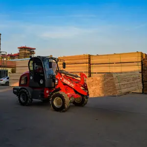 HZM Équipement Lourd 1.6 Tonnes Chargeuse sur Pneus Avant 4x4 Roues Motrices Ingénierie et Machines de Construction 816 Wheelloader