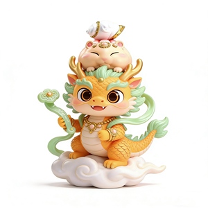 Fufutietie Wisdom Root Art, Caja Sorpresa de Resina Artesanal, Figuras Coleccionables, Adornos de Bendición Espiritual con Imán, 6 Regulares, 4 Ocultos - Product Image 3