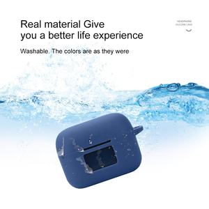 Nouvelle coque en silicone pour écouteurs <span class=keywords><strong>TOZO</strong></span> T21, étui de protection anti-chute robuste, étui pour écouteurs avec porte-clés - Product Image 4