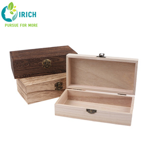 สี่เหลี่ยมผืนผ้าบรรจุไม้กล่องไม้กรณีการจัดเก็บไม้สนกล่องที่มีการล็อค - Product Image 6