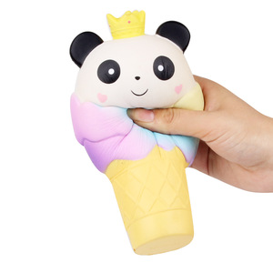 Panda Ice Cream <b>Squishy</b> Toy TPE 5-7 Years Unisex Fidget Toy Desk Decor - Product Image 5