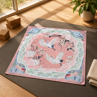 Tapis de jeu de mahjong et de poker en néoprène imprimé coloré moderne, pliable, portable, antidérapant, tailles personnalisées, vente en gros