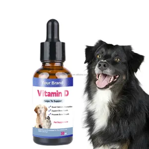 Vật Nuôi Bổ Sung Chất Lỏng Vitamin D Hỗ Trợ Mạnh Mẽ Và Sức Khỏe Xương Vitamin D3 Chất Lỏng Cho Chó Mèo