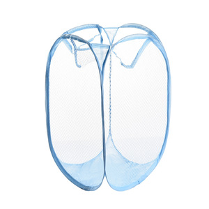 Collapsible Laundry <b>Basket</b> Round <b>Foldable</b> Storage For Clothes Bathroom Use - Product Image 5