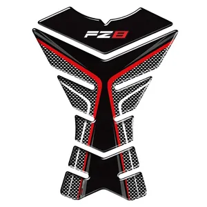 Protector de Tanque para Motocicleta <span class=keywords><strong>Yamaha</strong></span> FZ8 Fazer <span class=keywords><strong>FZ</strong></span> <span class=keywords><strong>8</strong></span>, Diseño 3D con Aspecto de Carbono, Adhesivos Decorativos - Product Image 3