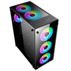 A185-03 Boîtier d'ordinateur de jeu <span class=keywords><strong>MSI</strong></span> <span class=keywords><strong>PC</strong></span> Gaming neuf, directement de l'usine, pour microATX/miniATX/ATX, <span class=keywords><strong>tour</strong></span> de jeu pour ordinateur de bureau - Product Image 4
