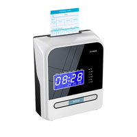 Machine de pointage des présences thermique |   Horloge pointeuse de pointage de présence avec écran LCD en anglais, conception durable, contrôle précis des employés