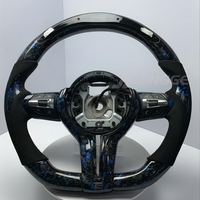 Volant LED en fibre de carbone forgée pour BMW E70 E72 E90 E92 E93 F80 F10 F12 F15 F20 F22 F31 F32 F33 F36 M3 BMW F30