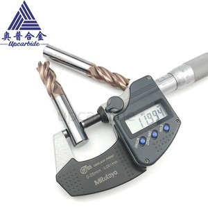 45/50/55/60HRC 4F-12-25-75mm <strong>Tungsten</strong> Carbide Solid <strong>End</strong> <strong>Mill</strong> with 4 Flutes OEM Customizable - Product Image 1