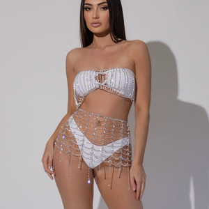 <span class=keywords><strong>2022</strong></span> nouveau strass hauts chaînes de corps et ventre <span class=keywords><strong>ceinture</strong></span> chaîne ensembles Lingerie Sexy gland chaîne ensemble bijoux de corps pour les femmes - Product Image 1