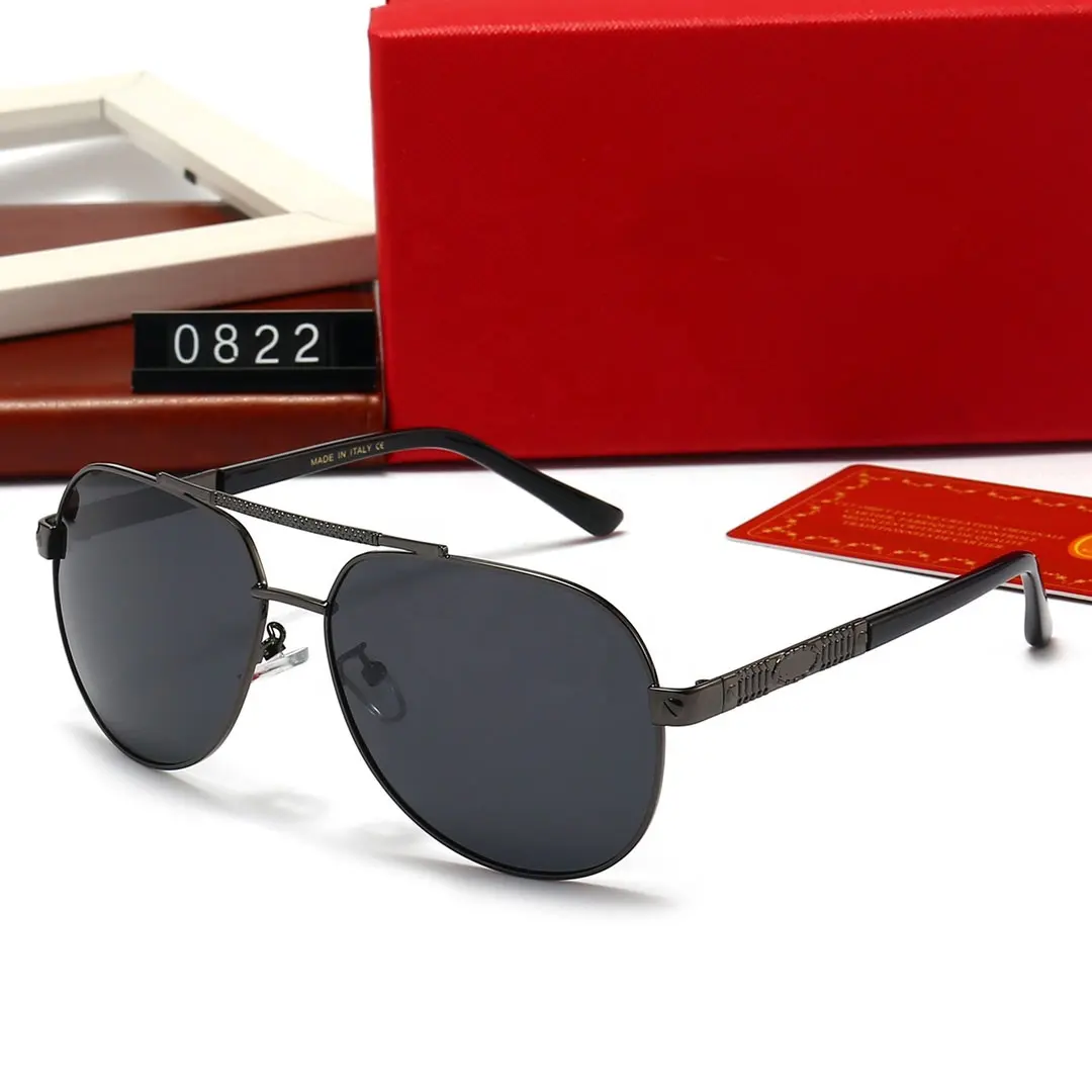 Классические высококачественные поляризационные мужские солнцезащитные очки для вождения брендовые дизайнерские очки для мужчин