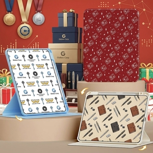 Étui rotatif personnalisable pour tablette avec impression UV pour <span class=keywords><strong>iPad</strong></span> 11 A16 11e génération, 10e et 9e génération, avec support, idéal pour un cadeau d'entreprise personnalisé - Product Image 3