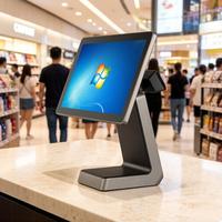 Moniteur tactile POS DiligenCe DC-1502H 15,6 pouces avec boîtier métallique, système d'exploitation Android, stockage 500 Go pour utilisation en supermarché