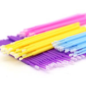 100支一次性微型刷牙科微型刷涂抹器睫毛延伸微型涂抹器沙龙微型刷 - Product Image 5