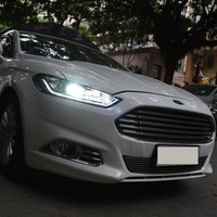 Ensemble de phares LED KGKB pour Ford Mondeo 2013-2016, lentille de projecteur de haute qualité 6000K, clignotant séquentiel, plug and play