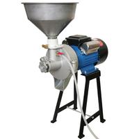 Machine à moudre en pierre entièrement automatique à haute productivité 1,5 kW pour usage domestique et commercial, machine à faire du lait de soja, du tofu, des gâteaux de riz, double usage