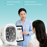 Portable 3d Professional Skin Analysis Machine AI Multi Spectrum Smart AI Facial Face Scanner Skin Analyzer With 3 Cameras