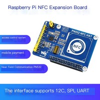 Carte de développement Raspberry Pi 3B+/4B NFC avec module de communication par proximité RFID, interface USB/Type-C Linux