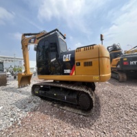 Excavadora Usada CAT 323D2L de 23 Toneladas, Marca Original de EE. UU., Pocas Horas de Uso, Excavadora Hidráulica de Servicio Pesado Lista para Enviar