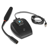 Vente chaude D130 col de cygne cardioïde USB filaire Portable Microphone suppression de bruit pour conférence jeu métal bureau discours