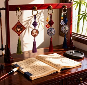 Kpop Thợ Săn Quỷ phim hoạt hình Acrylic Keychain 2 cái/bộ hai mặt in hình trái tim xu hướng thời trang rumi Mira người hâm mộ bộ sưu tập - Product Image 4