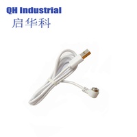 Accesorios de carga de dispositivos electrónicos Conector pin Pogo magnético macho y hembra de 1 PIN para cargador de energía de cable PCB