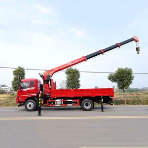 Camion Dongfeng D3V à cabine double 4*2 avec grue montée Sany de 10 tonnes à flèche droite pour la construction rurale, la logistique et les terminaux - Product Image 6