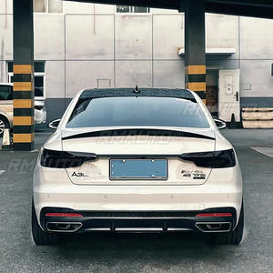 Aileron de coffre arrière en fibre de carbone véritable, style bec de canard, pour Audi A4 S4 B9 2016-2021, accessoires de tuning et de style - Product Image 5