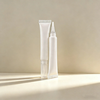 Tube vide de 5 ml et 10 ml avec applicateur pinceau pour vernis à ongles et gel D16, tube noir de 5 g et 10 g pour traitements du cuir chevelu, soins de la peau et du pelage des animaux, et pommades.