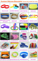 Créez vos propres bracelets en silicone, logo double face, bracelets en silicone personnalisés, bracelet en caoutchouc personnalisé